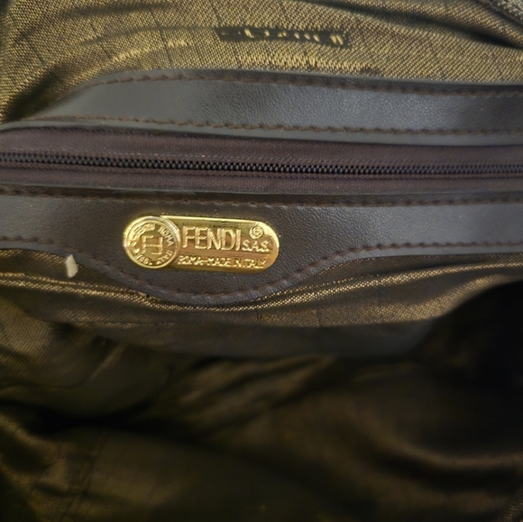 Fendi Zucca Monogram Messenger Laptop Bag - Picture 13 of 16